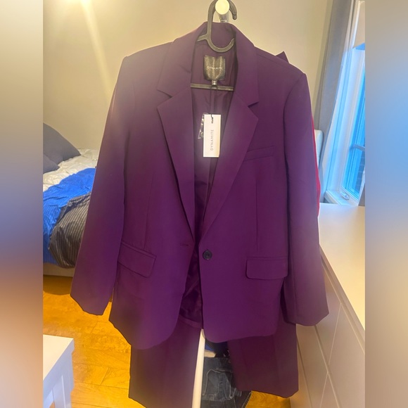 New purple plum Dynamite blazer and pants suits size small and 4 years pants! - Picture 1 of 7